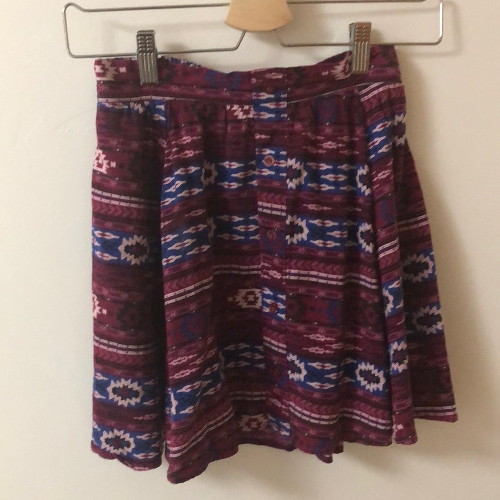Southwestern pattern skirt